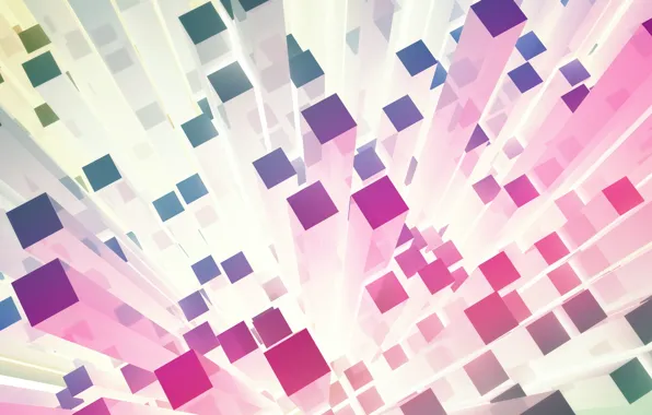 Abstraction, graphics, squares