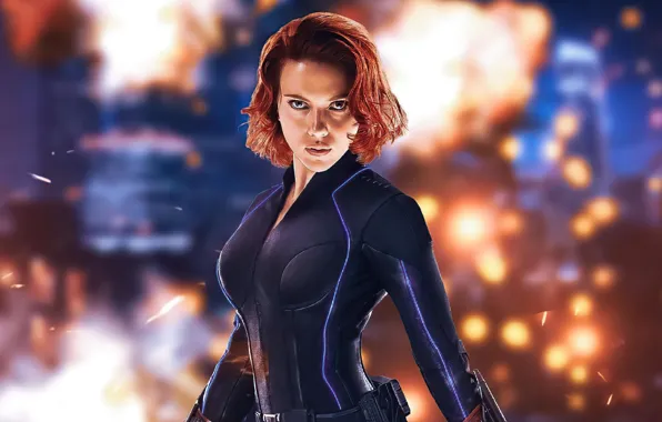 Picture Fantastic, heroes, black widow