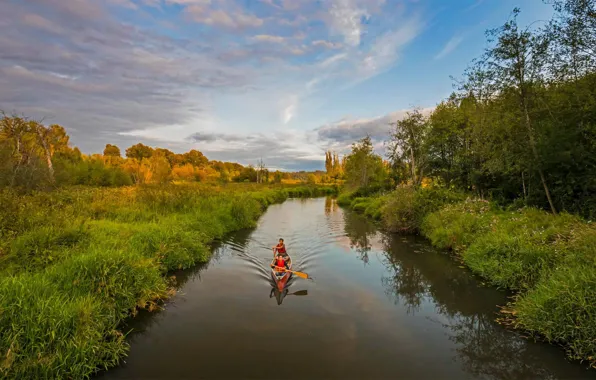 Picture river, Canada, Canoeing, British Columbia, Burnaby