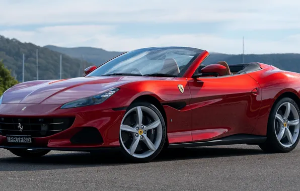 Picture convertible, exterior, 2021, Ferrari Portofino M