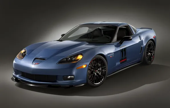Picture blue, Z06, Corvette, сarbon