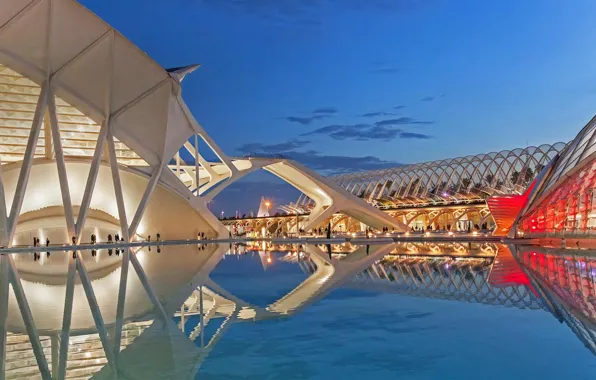 Spain, Valencia, The city of arts and Sciences