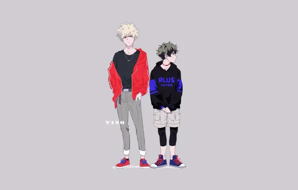Minimalism, guys, My Hero Academia, Boku No Hero Academy, Midori Isuku, My Hero Academy, Bakuga …