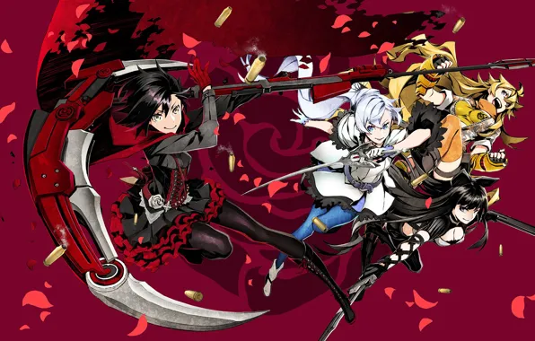 Girl, sword, anime, ken, blade, japanese, bishojo, sickle