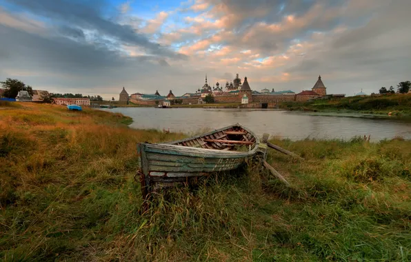 Picture boat, Transfiguration, Solovetsky monastery