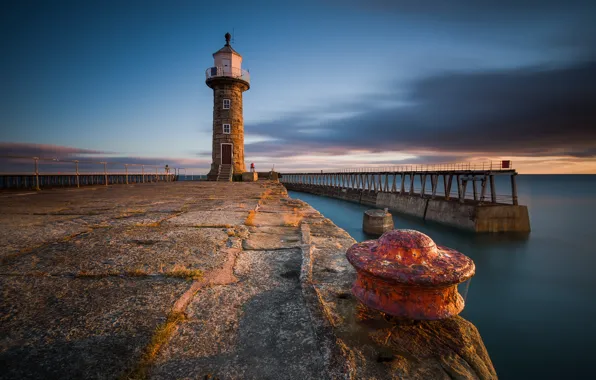 Wallpaper Whitby, North Yorkshire, Light House