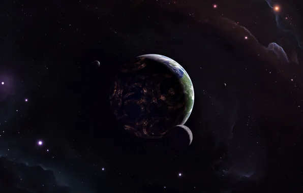 Stars, Planet, Space, Planet, Planets, Star, Art, Stars