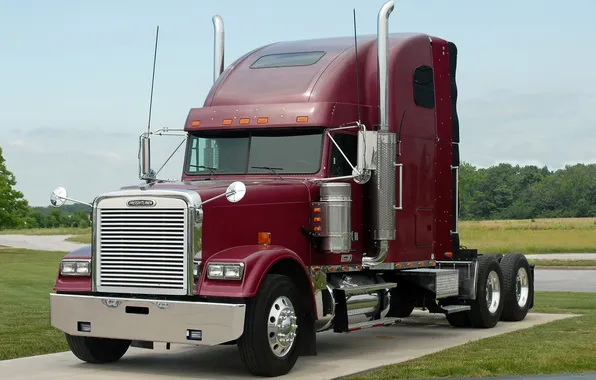 The sky, truck, Classic, the front, track, tractor, Freightliner, Trak
