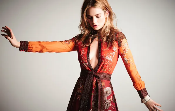 Picture photoshoot, 2015, Lily James, Lily James, THR