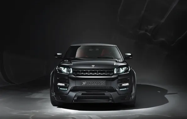 Black, Tuning, Range Rover, Hamann, Evoque, The front