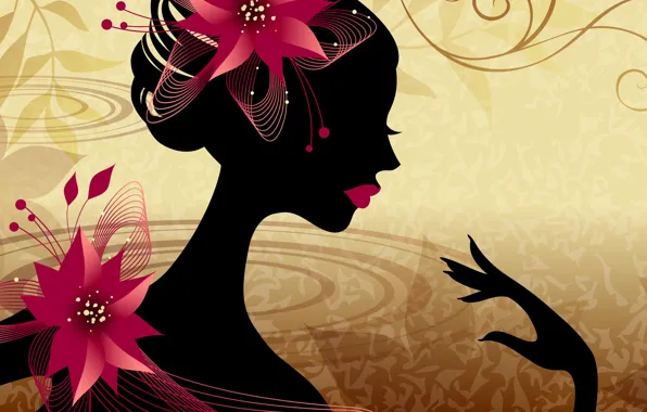 Background, silhouette, digital art