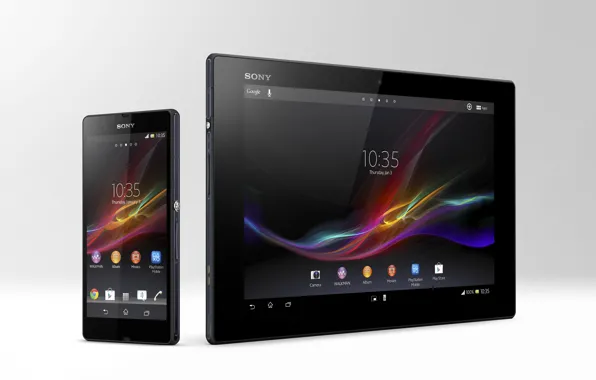 Picture phone, tablet, sony, xperia, tablet