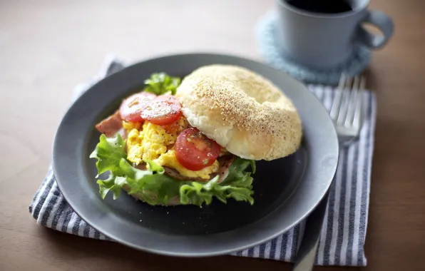 Macro, food, Breakfast