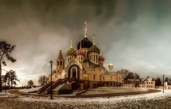 Picture winter, Church, temple, St. Igor Of Chernigov