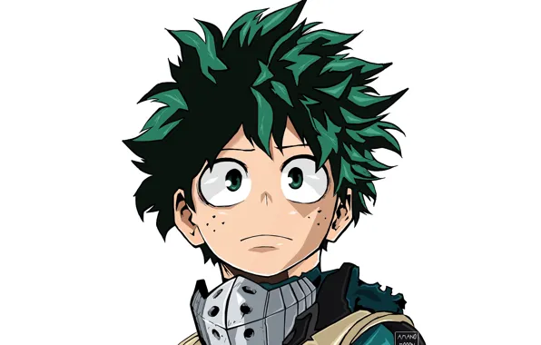 Look, mask, My Hero Academia, Boku No Hero Academy, Midori Isuku, My Hero Academy
