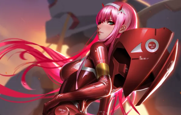 Girl, 002, Darling In The Frankxx, Cute in France