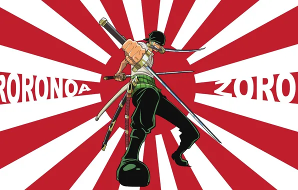 Roronoa Zoro, one, piece, sword, HD phone wallpaper