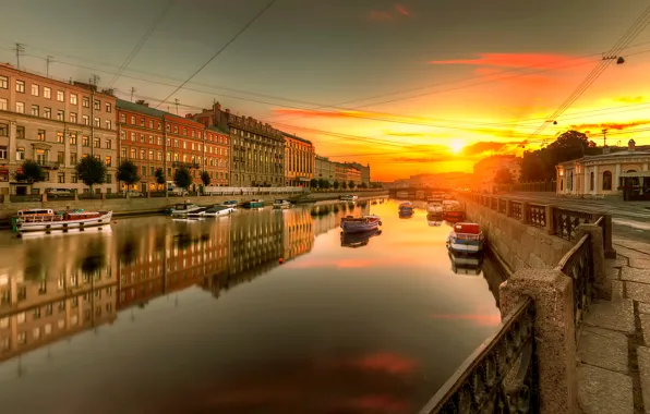 Picture Saint Petersburg, Russia, Fontanka