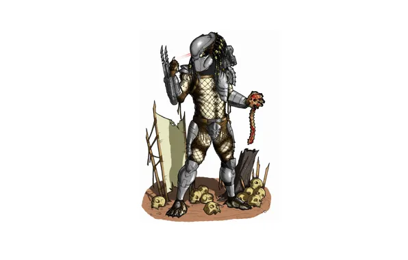 Predator, skull, predator, thing helmet