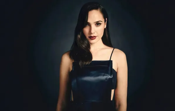 Look, girl, face, pose, photo, black, brunette, lips