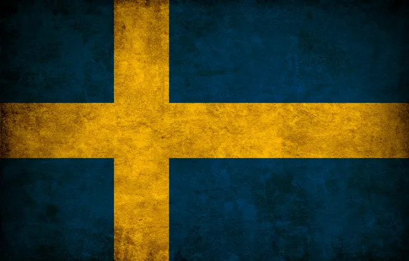 Picture color, flag, Sweden