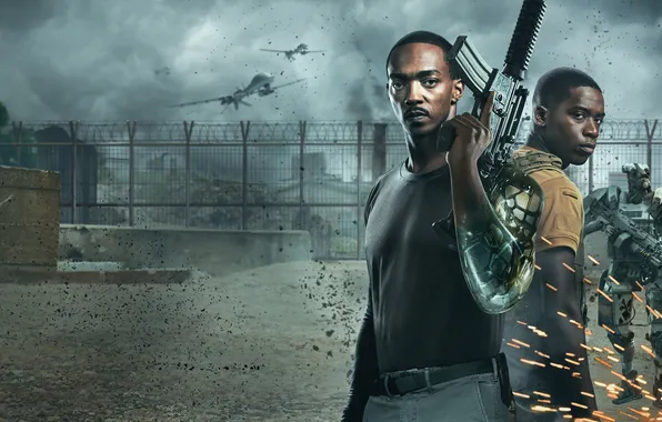 Fiction, action, poster, Anthony Mackie, Anthony Mackie, Demson Idris, Damson Idris, The Death Zone