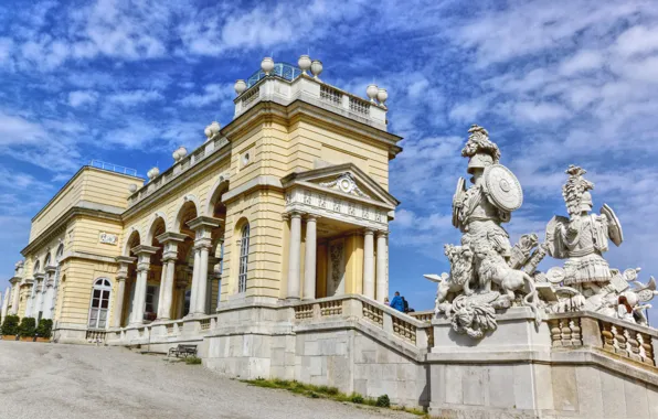 Austria, Palace, Vienna, The Gloriette At Schönbrunn