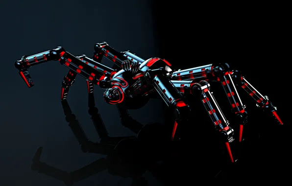 Picture light, reflection, mechanism, robot, spider
