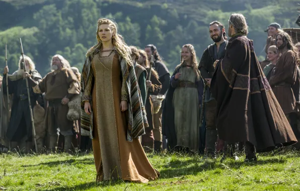 The series, drama, series, the Vikings, history, historical, historical, Katheryn Winnick