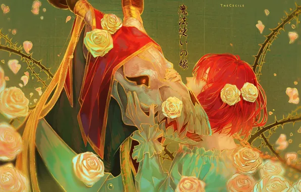 Wallpaper Mahou Tsukai no Yome, The Ancient Magus' Bride, Bride of