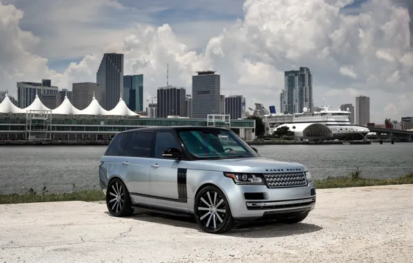 Picture Range Rover, with, color, exterior, matched, customized
