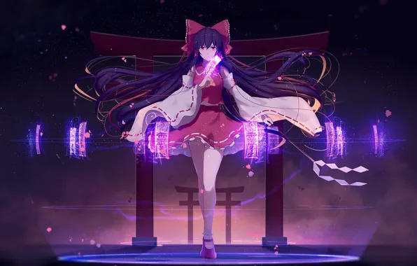 Girl, magic, Touhou, Touhou, Touhou