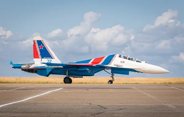 Picture fighter, Su-35S, AGVP "Russian Knights", Vladimir Ignatov