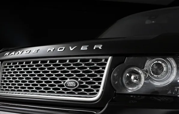 Lights, land rover, range rover, macro