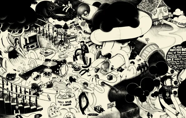 Style, music, black and white