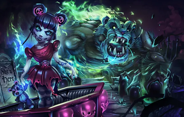 Zombies, League of Legends, League Of Legends, Annie