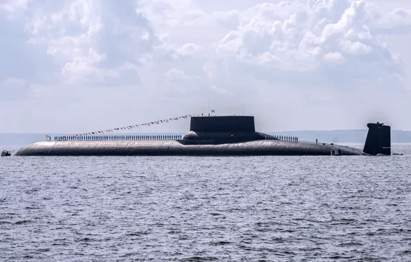 Picture submarine, the project 941, Dmitry Donskoy