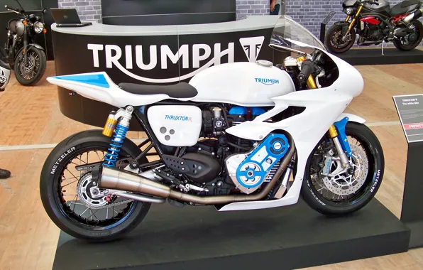 Moto, triumph, motorbike, compressor