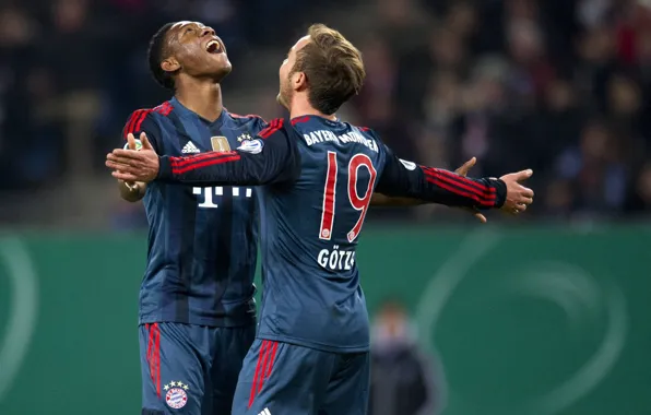 Football, Champions League, Mario Gotze, Bayern Munich, David Alaba
