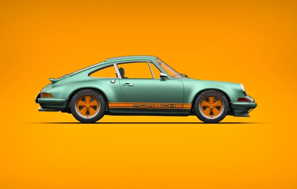 Auto, Minimalism, 911, Porsche, Machine, Style, Car, Sports car