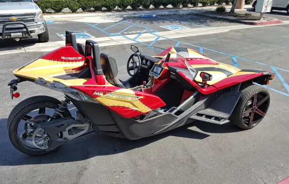Beautiful, comfort, hi-tech, Polaris, Slingshot, technology, sporty, tricycle