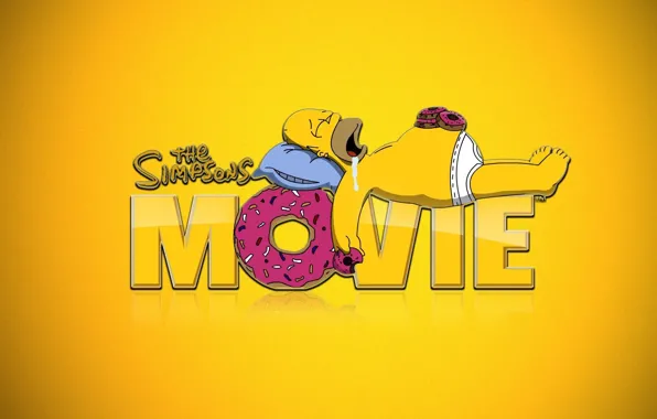 Picture the simpsons, briefs, donuts, Homer