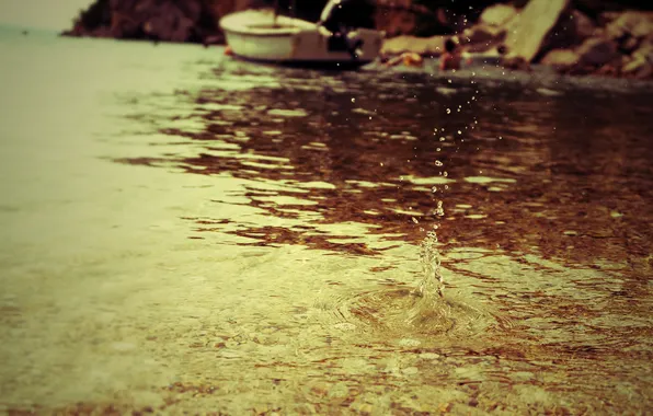 Water, drops, squirt, droplets