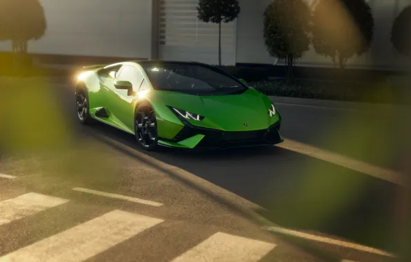 Lamborghini, supercar, beauty, front view, Huracan, Lamborghini Huracan Tecnica