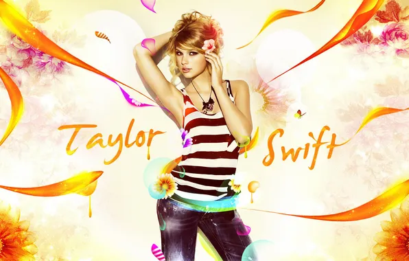 Picture girl, singer, Taylor swift
