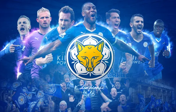 Picture wallpaper, logo, football, Sport, fans, players, Leicester City FC