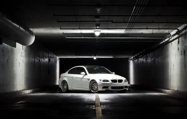 Picture white, light, lamp, bmw, BMW, coupe, shadow, white