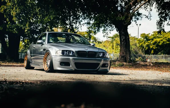 BMW, E46, Silver