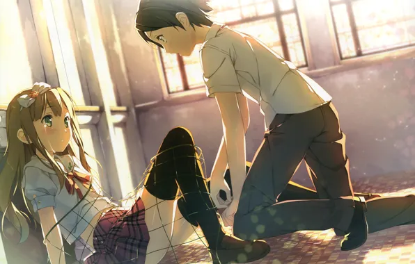 Mesh, on the floor, students, on my knees, youto uokodera, Azusa Then Everyone, Hentai Ouji …