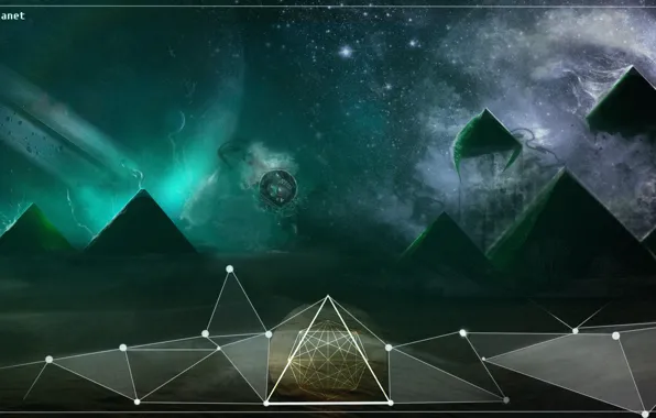 Pyramid, cover, orbit